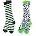 Zebra and Peace Knee High Socks