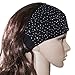 Sparkling Rhinestone and Dots Wide Elastic Headband