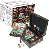 #1 Best Poker Chip Set (Mahogany) - 500 Chips