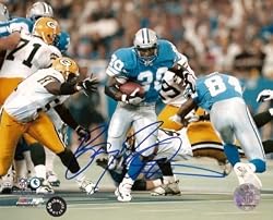 Barry Sanders Signed 8x10 - vs. Packers