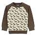 Toddler Boys' Cherokee  Dog Print Sweater - Chocolate