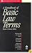 A Handbook of Basic Law Terms (Black's Law Dictionary Series)