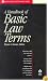 A Handbook of Basic Law Terms (Black's Law Dictionary Series)