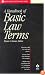 A Handbook of Basic Law Terms (Black's Law Dictionary Series)