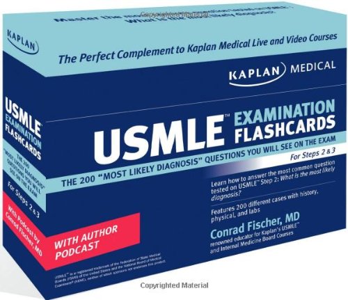 Kaplan Medical USMLE Examination Flashcards: The 200 