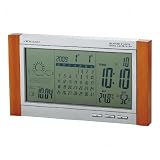 カレンダー電波時計（天気予報機能付）