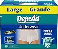 Depend Pants Large #19092 36 ea