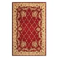 Red Trellis Wool Rug