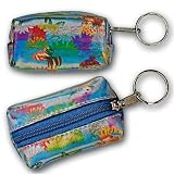 3D Lenticular Key Chain, Key Ring, Lipstick Case, Coin Purse, Changing Image Pattern , Rainbow Changing Butterflies, R-055-Globi