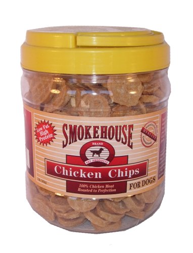 Childrens Toyshop  Pet Supplies : Smokehouse Chicken Chips Small 1 Lb. Tub