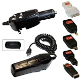 Electronic Metro Triple Charger Bundle for Motorola RAZR, Palm Treo 650,700p/700w and iPod