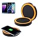 Gotd Qi Wireless Charging Pad Charging Station For Samsung Galaxy Note 7 S7 S7 Edge, S6 S6 Edge, Note 5, Google Nexus 7 6 5 4 Lumia 920, Lg G4/G3 And All Qi-Enabled Devices, Orange