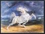 Frightened Horse, Framed Art Print by Eugene Delacroix