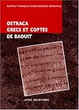 Ostraca grecs et coptes : Des fouilles de Jean Maspero � Baouit