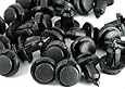 Phgiveu 10mm Push-type Nylon Bumper Fender Flare Fastener Rivet Clips, 40 Pcs / Pack