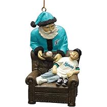 Florida Marlins Santa's Gift Ornament