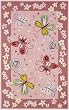 828 Area Rugs: Accents CCL77 Butterfly Rug: 8'X10' Rectangle