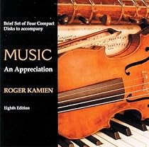 4 CD Brief set for use with Music: An Appreciation