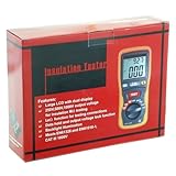 Image : Ruby Electronics DT-5500 Digital Insulation Tester MegOhmMeter CAT III 1000V 2000 Mega Ohm Meter