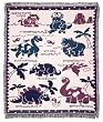 Baby Dinosaurs Toddler Afghan Throw Blanket 50" x 60"