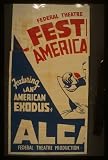GIANT WPA Wall Sticker of: Federal Theatre Project presents 'Festival of American dance' featuring 'An American exodus'