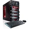 CybertronPC 5150 Escape Gaming PC (3.6GHz AMD FX 4100 w/Radeon HD6670, 8GB 1333MHz DDR3, 500GB HDD, LED 6-Fan Control, Windows 7 Home, Red)