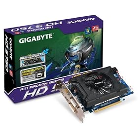 GIGABYTE ATI Radeon HD5750 1 GB DDR5 2DVI/HDMI/DisplayPort PCI-Express Video Card GV-R575D5-1GD-B
