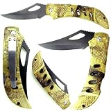 Hunters Camouflage Pocket Knife Full Blade
