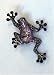 Purple Frog Brooch