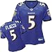 Reebok Baltimore Ravens Joe Flacco Women's Replica Team Color Jersey
