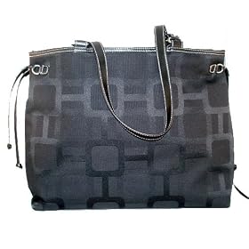 Nine West Reno Signs Large Tote Handbag.