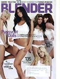 Blender October 2008 Pussycat Dolls Cover, Kings of Leon, The Killers, Noel Gallagher of Oasis