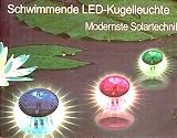 LED Schwimmleuchte Kugelleuchte Solar 4er Set 504301