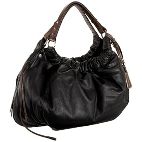 BCBG Max Azria Boho Rock Pleated Large Hobo