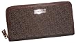 Women's DKNY Large Zip Around Wallet T&C Classics Brown Mix/Dark Brown