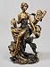 Art Nouveau Style VENUS & CUPID Statue, Antique Copper Patina Finish 9-inch