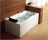 NEW 1500MM HYDRO SPA JACUZZI WHIRLPOOL BATH A43