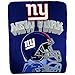 NFL New York Giants Gridiron Fleece Throw, 50-inches x 60-inches