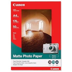 Canon MP101 Matte Photo Paper (A4, 170GSM, 50 Sheets)