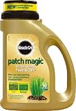 from Scotts Miracle-Gro Miracle-Gro Patch Magic Grass Seed, Feed and Coir 10 Patches 750 g Shaker Jug Model 017768