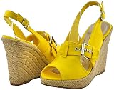 51Z0yi1g3hL. SL160  Qupid Konya 44 Yellow Women Wedge Sandals