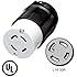 L14-30R Connector - 30A, 125/250V, Twist Lock Female Cord End