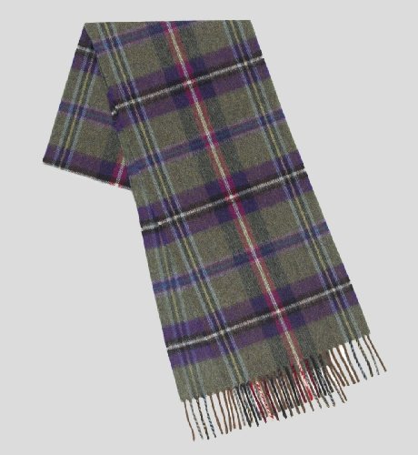 Pure Lambswool Check Scarf