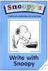 Write with Snoopy (Snoopy's Laughter & Learning)