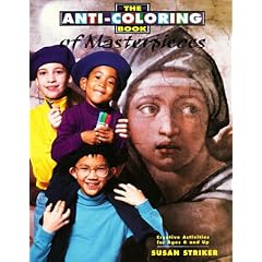 The Anti-Coloring Book of Masterpieces
