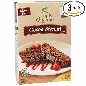 Simply Organic Cocoa Biscotti Mix, Certified Organic, Fair Trade Certified, 10.0... by Simply Organic