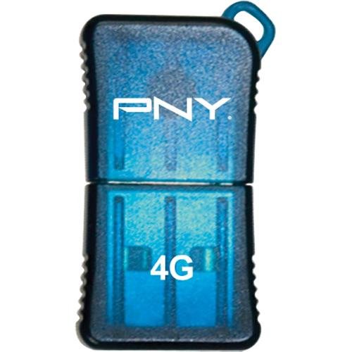 PNY 4 GB Micro Blue P-FDU4GBSLK/BLU-EF