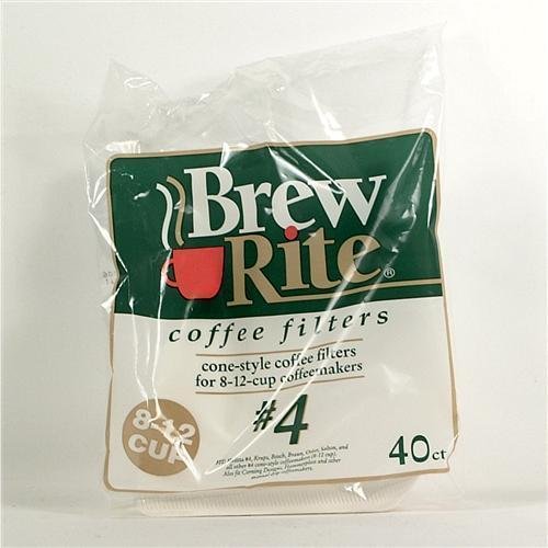 Best Brew Rite (4) Cone Coffee Filters Case Pack 12 mumakakai