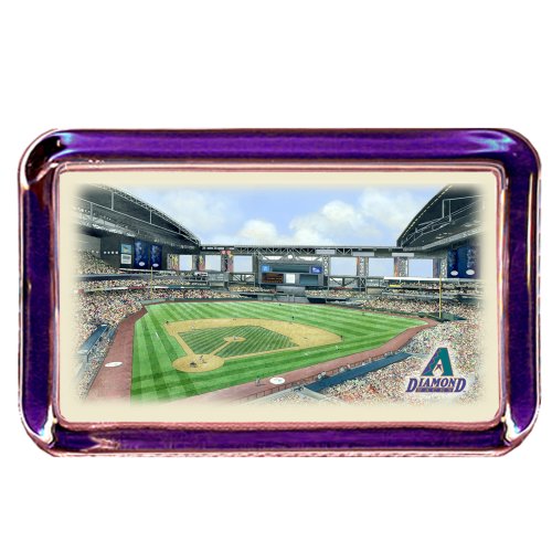 Buy Arizona Diamondbacks Chase Field Stadium Colorprint Paperweight by Eglomise Designs