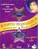 Coffret quatre plus beaux contes du monde (Aladin, Le Livre de la jungle, Pinocchio, La Belle au bois dormant) avec 2 CD